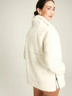 Cream Borg Fleece -UK Clothing Sales 2024 129 017s3