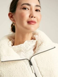 Cream Borg Fleece -UK Clothing Sales 2024 129 017s5