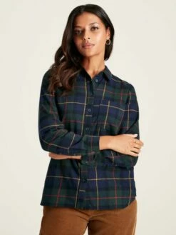 Green Check Brushed Shirt -UK Clothing Sales 2024 156046s3