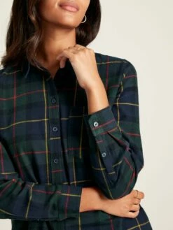 Green Check Brushed Shirt -UK Clothing Sales 2024 156046s5