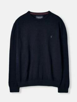 Navy Crew Neck Knitted Jumper -UK Clothing Sales 2024 159877s6