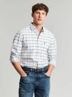 Blue/White Classic Fit Shirt