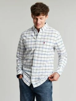 Blue/White Classic Fit Shirt -UK Clothing Sales 2024 163150s3
