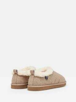 Oatmeal Faux Fur Lined Slippers -UK Clothing Sales 2024 185905s3