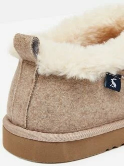 Oatmeal Faux Fur Lined Slippers -UK Clothing Sales 2024 185905s5