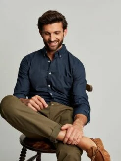 Oxford Navy Blue Classic Fit Shirt