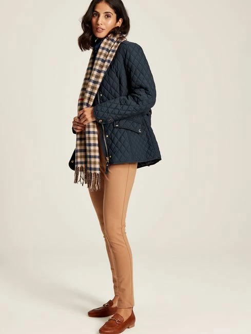 Navy Showerproof Quilted Jacket 7 Navy Showerproof Quilted Jacket - Image 5