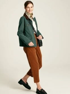 Teal Blue Shower Resistant Dry Wax Jacket -UK Clothing Sales 2024 199736s4