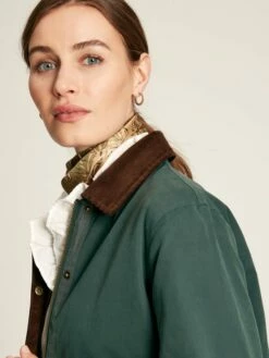 Teal Blue Shower Resistant Dry Wax Jacket -UK Clothing Sales 2024 199736s5