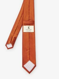 Rust Brown Silk Tie -UK Clothing Sales 2024 240 968s3
