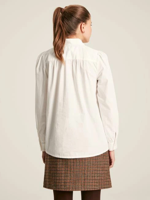 White Tie Neck Blouse 4 White Tie Neck Blouse - Image 2