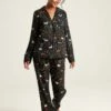 Black Pyjama Set -UK Clothing Sales 2024 292835s