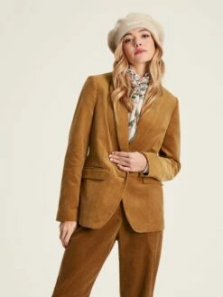 Tan Brown Cord Blazer