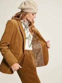 Tan Brown Cord Blazer -UK Clothing Sales 2024 308249s4