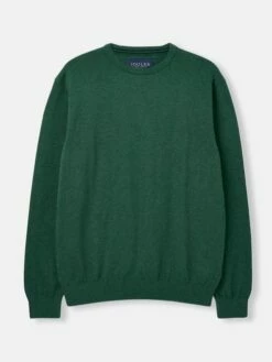 Green Crew Neck Knitted Jumper -UK Clothing Sales 2024 308642s6