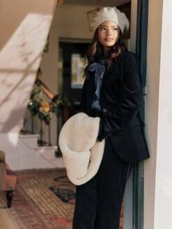 Dark Navy Cord Blazer