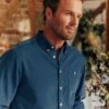 Miller Blue Classic Fit Cord Shirt