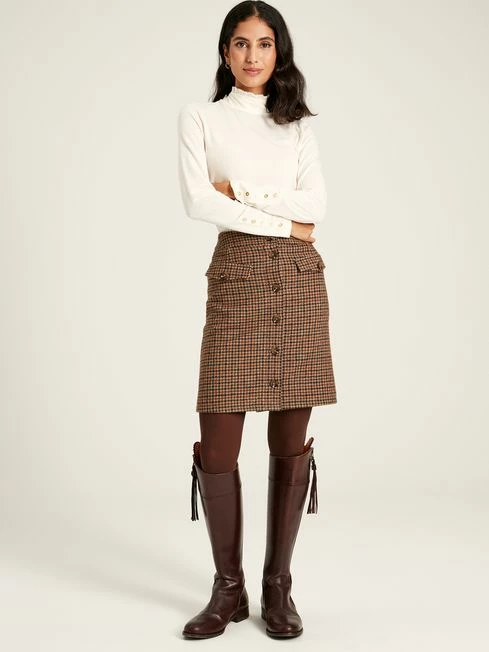 Cream Roll Neck Top 5 Cream Roll Neck Top - Image 3