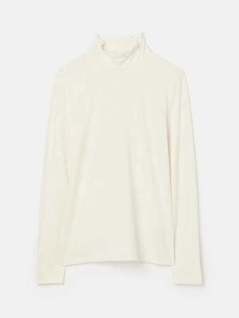 Cream Roll Neck Top 9 Cream Roll Neck Top - Image 7