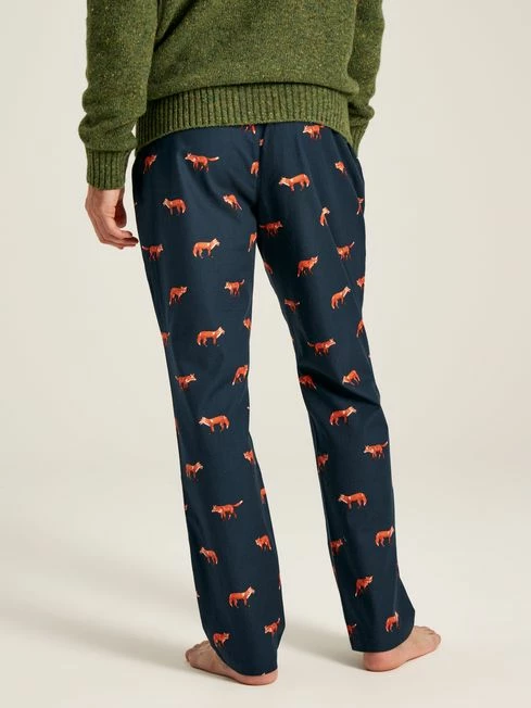 Navy Blue Printed Pyjama Bottoms 4 Navy Blue Printed Pyjama Bottoms - Image 2