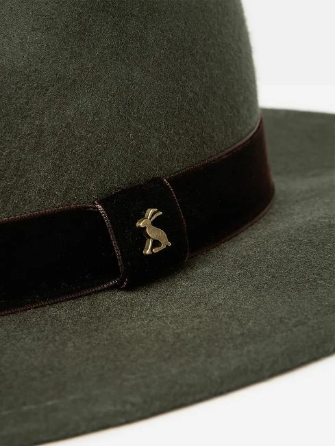 Khaki Fedora Hat 4 Khaki Fedora Hat - Image 2