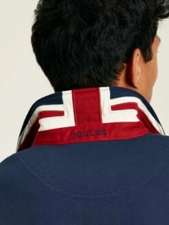 Blue Rugby Shirt With Badges -UK Clothing Sales 2024 341269s3