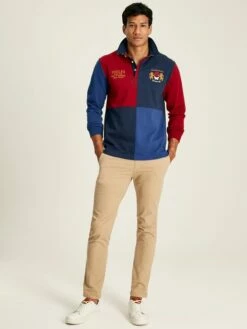 Blue Rugby Shirt With Badges -UK Clothing Sales 2024 341269s5