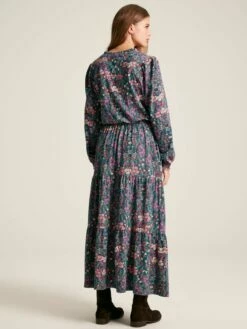 Blue Frill Neck Dress -UK Clothing Sales 2024 350585s4