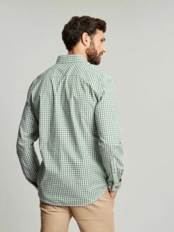 Joules Green Goodridge Long Sleeve Classic Fit Poplin Shirt -UK Clothing Sales 2024 378172s2