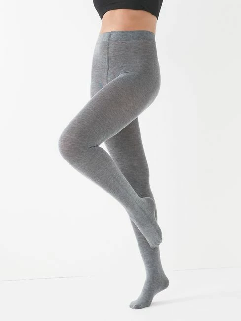 Next Grey Knitted Tights 2 Pack 4 Next Grey Knitted Tights 2 Pack - Image 2