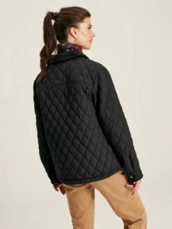 Black Showerproof Quilted Jacket -UK Clothing Sales 2024 385954s3