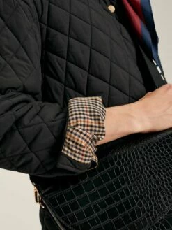 Black Showerproof Quilted Jacket -UK Clothing Sales 2024 385954s5