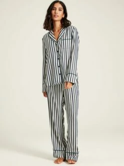 Navy Stripe Pyjama Set