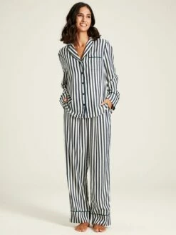 Navy Stripe Pyjama Set -UK Clothing Sales 2024 392284s3