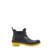 Joules Black Wellibob Short Height Printed Wellies -UK Clothing Sales 2024 418229s
