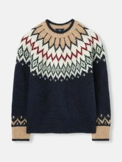 Navy Fair Isle Jumper -UK Clothing Sales 2024 429378s7