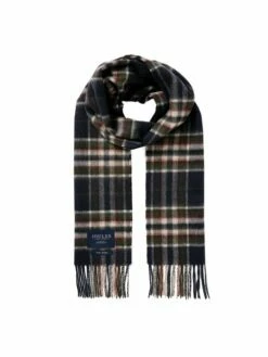 Navy Blue Wool Scarf -UK Clothing Sales 2024 432662s3