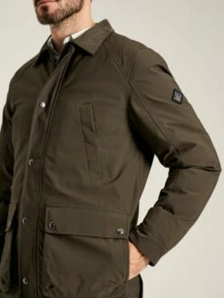 Brown Multi-pocket Waterproof With Padded Lining Coat -UK Clothing Sales 2024 435 305s9