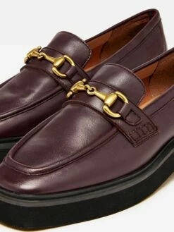Burgundy Red Chunky Loafers -UK Clothing Sales 2024 439338s4