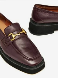 Burgundy Red Chunky Loafers -UK Clothing Sales 2024 439338s5