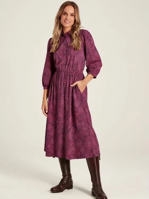 Purple Jersey Shirt Dress 3 Purple Jersey Shirt Dress