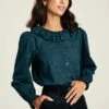 Navy Waterfall Blouse 2 Navy Waterfall Blouse -UK Clothing Sales 2024 449179s