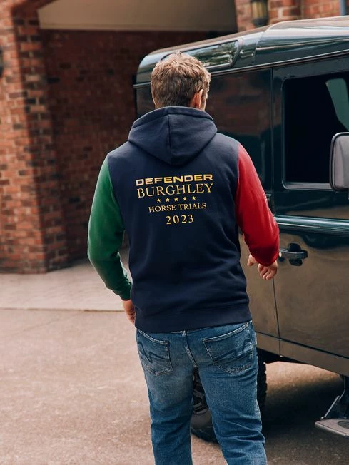 Navy Blue Hooded Sweatshirt 4 Navy Blue Hooded Sweatshirt - Image 2