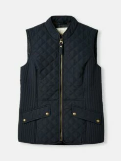 Navy Blue Showerproof Diamond Quilted Gilet -UK Clothing Sales 2024 509130s5