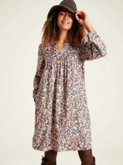 Pink Twill Mini Dress