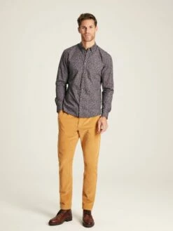 Navy Paisley Classic Fit Printed Shirt -UK Clothing Sales 2024 530676s3