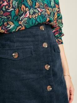 Avery Navy Blue Cord Skirt -UK Clothing Sales 2024 539 653s5