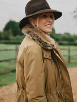 Tan Brown Waterproof Padded Jacket -UK Clothing Sales 2024 564402s10