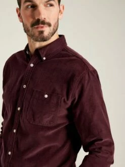 Miller Wine Classic Fit Cord Shirt -UK Clothing Sales 2024 573816s4