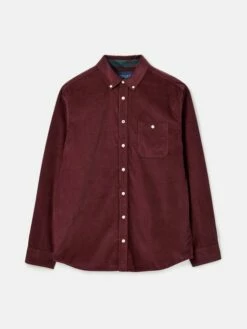 Miller Wine Classic Fit Cord Shirt -UK Clothing Sales 2024 573816s6